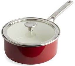 KitchenAid Core Enamel Steelpan met deksel 20cm