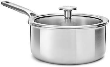 KitchenAid Multi Ply Stainless Steel Steelpan 18cm 2, 1L
