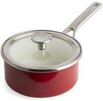 KitchenAid Steel Core Enamel Steelpan met deksel 16cm