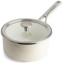 KitchenAid Steel Core Enamel Steelpan met deksel 16cm