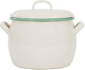 Kockums Kookpan met deksel 4 L, Crème