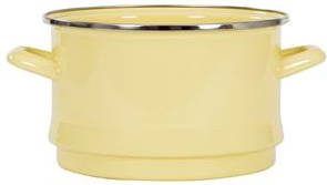 Kockums Vergiet Emaille 18 cm, Geel