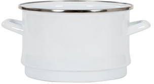 Kockums Vergiet Emaille 18 cm, Wit