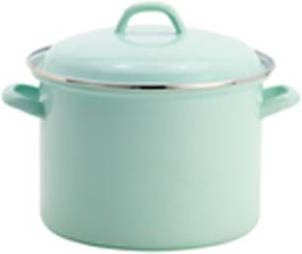 Lite-body Lite Body Soeppan/Stamppotpan Ø22cm/6ltr Emaille Mint Inductie