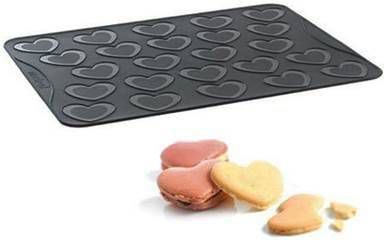 Macarons bakmat, hartjes large Mastrad