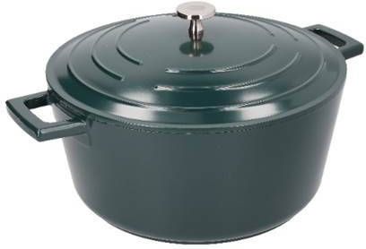 MasterClass Braadpan, Gietaluminium, 28 cm, 5 L, Hunter Groen Mast