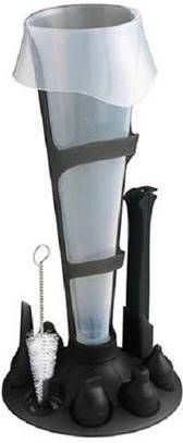 Mastrad Set van 2 Spuitzak set met spuitmondjes, zwart