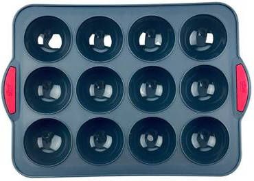 Orange85 Siliconen Bolgebak Halve Bollen Bakvorm 31x23, 5x3, 5cm