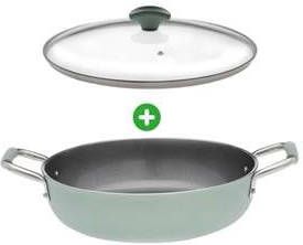 Primecook Braadpan/Hapjespan met deksel Ø 24 cm PFAS vrij