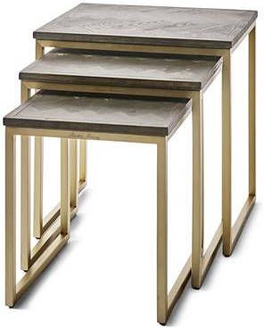 Rivièra Maison Laptoptafel 'Costa Mesa' set van 3 stuks