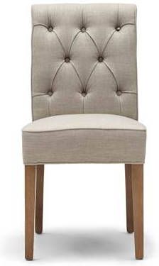 Rivièra Maison Eetkamerstoel 'Hampton Classic' Linen, kleur Flax