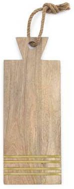 Riviera Maison Snijplank Golden Stripes Naturel