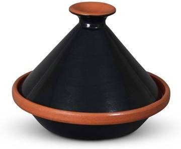 Safaary Marokkaanse Tajine Zwart Ø 28 x 21cm