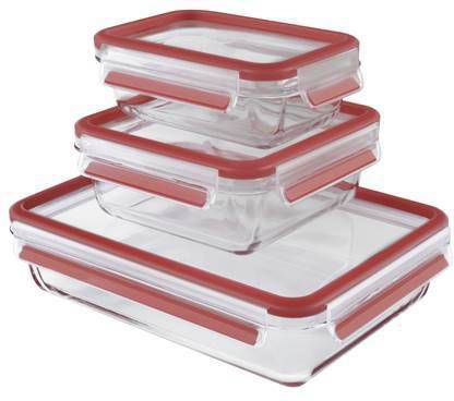 Tefal Masterseal Glass Vershouddoos 3 delig