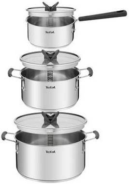 Tefal Opti'Space Pannenset Set van 3