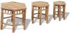 VidaXL Bamboe stoelen set van 3 online kopen