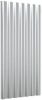VidaXL Dakpanelen 12 st 80x36 cm gepoedercoat staal zilverkleurig online kopen