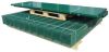 VIDAXL Dubbelstaafmatten en palen 2008x1630 mm 8 m groen online kopen