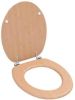VidaXL Toiletbril met soft-close deksel MDF bamboo print online kopen