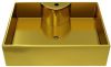 VidaXL Wastafel met kraangat 48x37x13, 5 cm keramiek goudkleurig online kopen