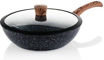 Westinghouse Wokpan 30 cm Black Marble Wood