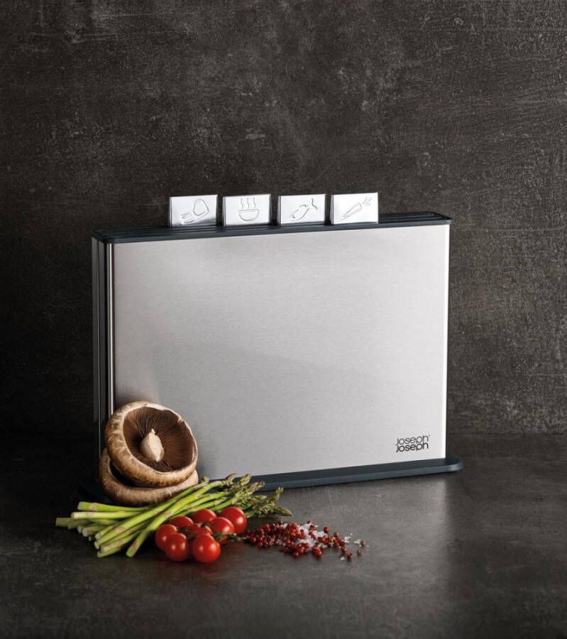 Joseph Zilver 100 Collectie Index Snijplanken Set van 4 Stuks