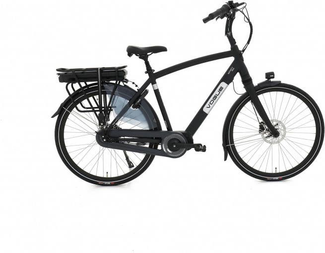 Vogue Elektrische fiets Infinity M300 Heren 50 cm Mat zwart 468 Wh Mat zwart