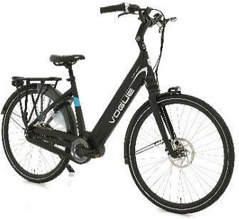 Vogue Elektrische stadsfiets Excellent 8sp Uni 49 cm Mat zwart 522 Wh Mat zwart