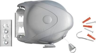 Wenko Waslijn Jumbo 15 Meter 18 X 18, 5 Cm Polystyreen Grijs