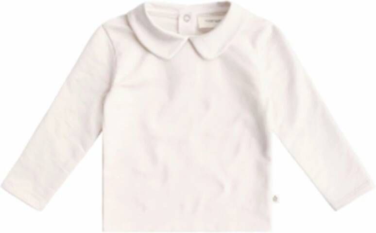 Your Wishes ! Meisjes Shirt Lange Mouw -- Ecru Katoen/elasthan