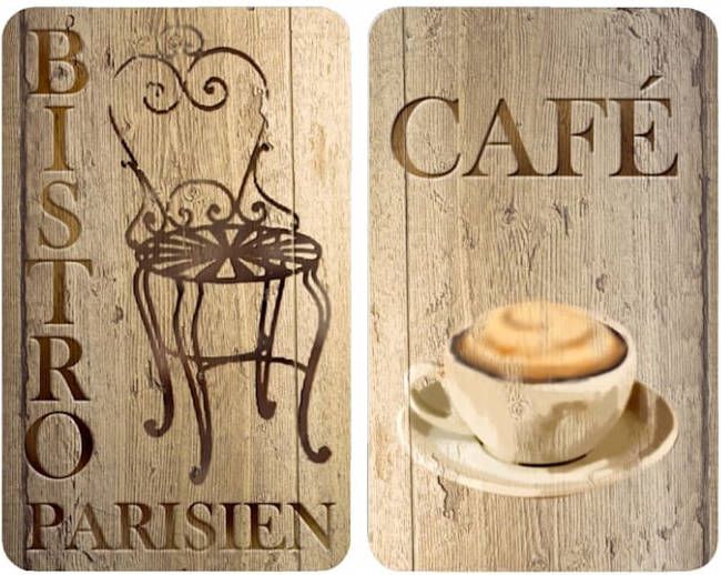 Wenko Set van 2 afdekplaten Bistro Multicolor