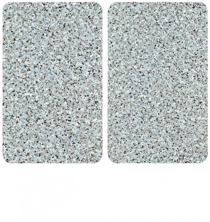 Wenko Kookplaatdeksel Universeel, graniet(set, 2 delig )