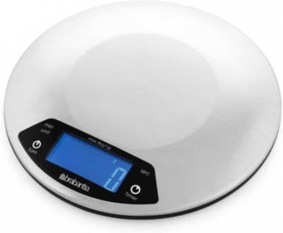 Brabantia Keukenweegschaal Digitaal Matt Steel