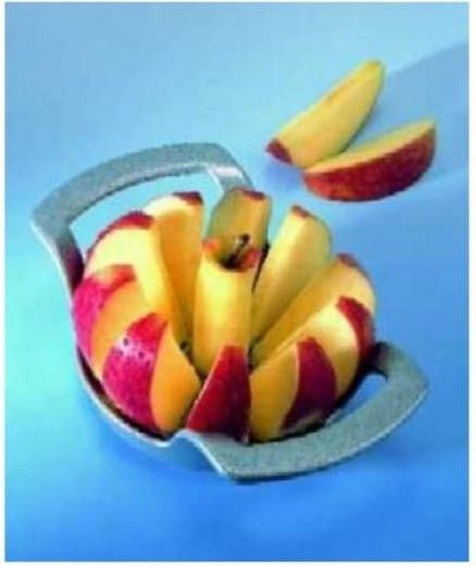 Westmark Appel En Peer Partjessnijder Aluminium/RVS 17x11x4, 3cm