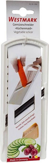 Westmark Groenteschaaf Komkommerschaaf Küchenmaid Wit
