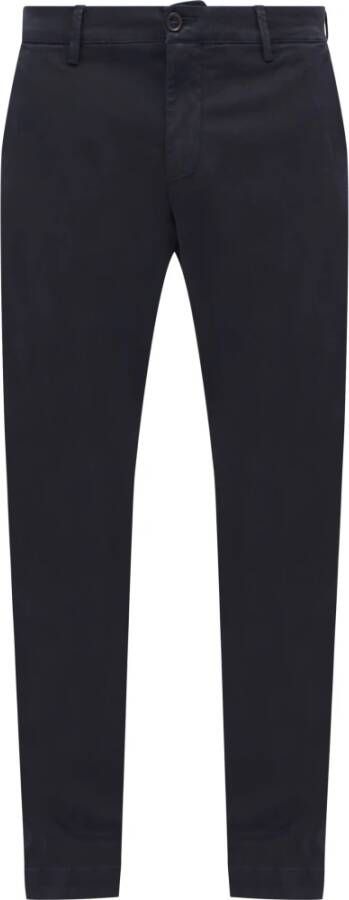 White Sand Slim fit broek , Blauw, Heren