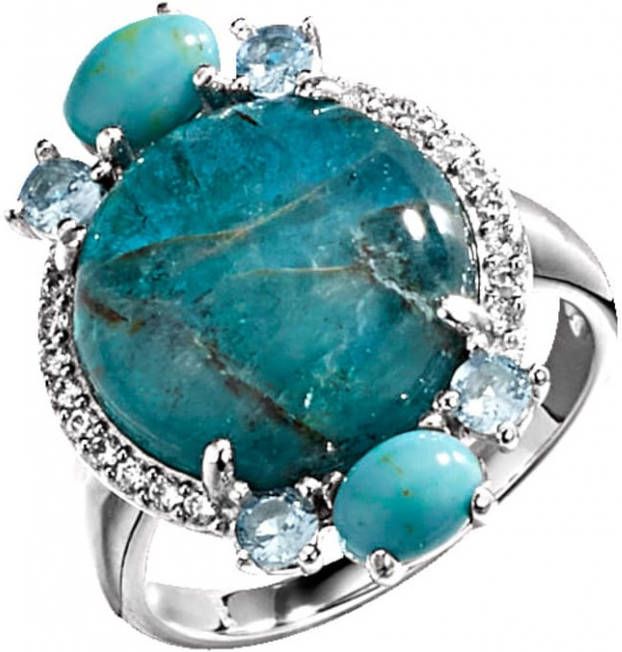 KLiNGEL Oorbellen Blauw