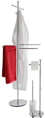 Wc borstel in chroomkleurig van heine home