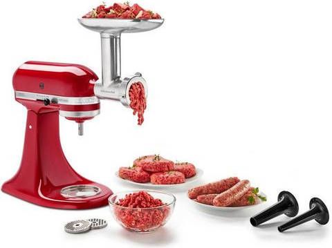 KitchenAid 5KSMMGA vleesmolen en worstenmaker