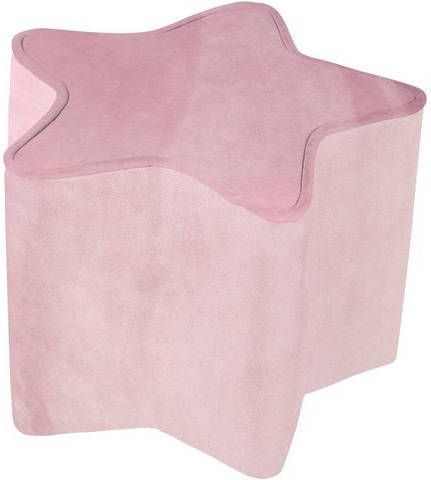 vidaXL Roba Kinderpoef Stervormig Mauveroze