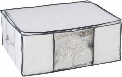 Wenko Vacuümopbergdoos 65 Cm 81 Liter Polypropyleen Wit/grijs