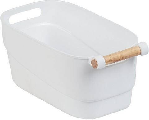 Wenko Organizer Kunststof, met houten handvat