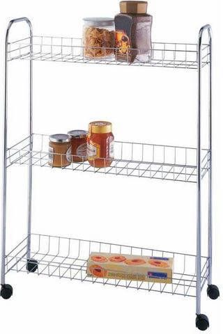 Opbergrekje Slim Chrom Wenko zilverkleur