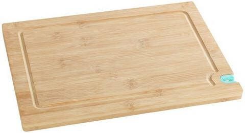Wenko Snijplank Messenslijper 33 X 23 Cm Bamboe Naturel