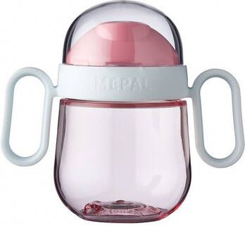 Mepal anti druppel drinkbeker mio 200 ml Diep Roze