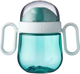 Mepal anti druppel drinkbeker mio 200 ml Diep turkoois