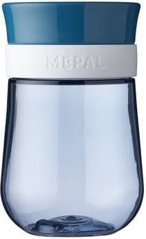 Mepal Leren beker 360°, mio 300 ml Diep blauw