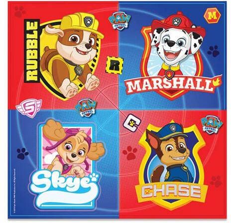 Nickelodeon Servetten Paw Patrol 33 Cm 16 Stuks Multicolor