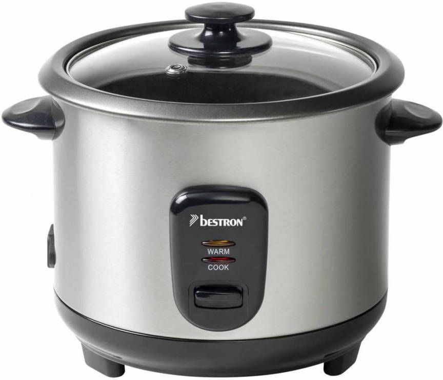 Bestron Rijstkoker ARC100 400 W 1 L roestvrij staal