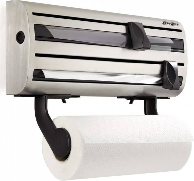 Leifheit Rolhouder voor aan de muur Parat Royal grijs 25660